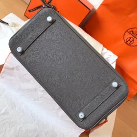 Hermes Birkin 30 Handmade Bag In Ardoise Clemence Leather