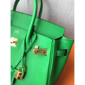 Hermes Birkin 25 Handmade Bag In Bambou Clemence Leather