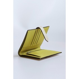 Hermes Bearn Compact Verso Handmade Wallet in Nata Epsom Calfskin