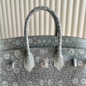 Hermes Birkin 25 Sellier Handmade Bag in Ombre Lizard Leather