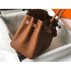 Hermes Birkin 30cm Bag In Gold Clemence Leather GHW
