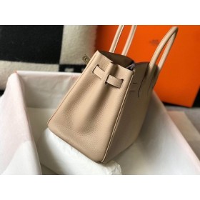 Hermes Birkin 30cm Bag In Trench Clemence Leather GHW