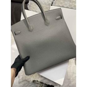 Hermes Birkin HAC 40 Coup de Soleil Bag in Etain Clemence Leather