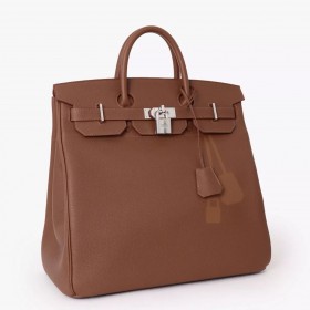 Hermes Birkin HAC 40 Coup de Soleil Bag in Gold Clemence Leather