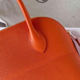 Hermes Bolide 1923 27 Handmade Bag In Orange Epsom Calfskin