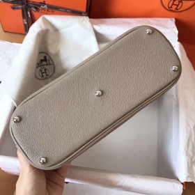 Hermes Bolide 31 Handmade Bag In Tourterelle Clemence Leather