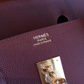 Hermes Birkin 40 Handmade Bag In Bordeaux Epsom Leather
