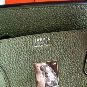 Hermes Birkin 40 Handmade Bag In Canopee Clemence Leather