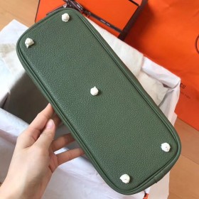 Hermes Bolide 31 Handmade Bag In Canopee Clemence Leather