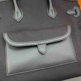 Hermes Cargo Birkin 35cm Limited-edition Bag in Black Canvas