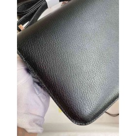 Hermes Constance 18 Handmade Bag In Black Chevre Mysore Leather