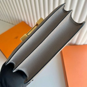 Hermes Constance 18 Handmade Bag in Gris Asphalt Epsom Calfskin