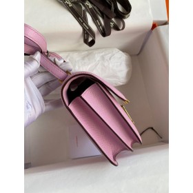 Hermes Constance 18 Handmade Bag In Mauve Sylvestre Epsom Calfskin