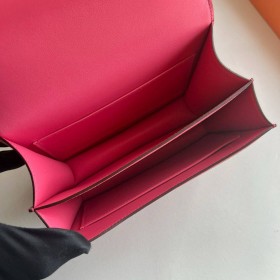 Hermes Constance 18 Handmade Bag in Rose Azalee Epsom Calfskin