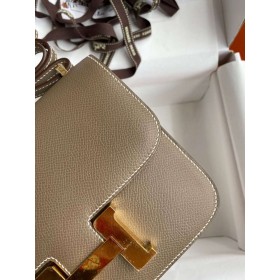 Hermes Constance 18 Handmade Bag In Tanpe Epsom Calfskin