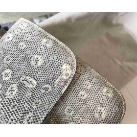 Hermes Constance 18 Handmade Bag In Ombre Embossed Natural Lizard