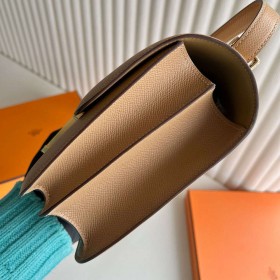 Hermes Constance 24 Handmade Bag in Chai Epsom Calfskin