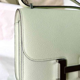 Hermes Constance 24 Handmade Bag In Vert Fizz Epsom Calfskin