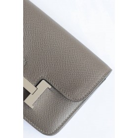 Hermes Constance Slim Wallet in Etain Epsom Calfskin
