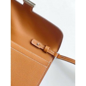 Hermes Constance To Go Wallet in Gold Epsom Calfskin