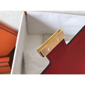 Hermes Constance 24 Handmade Bag In Red Epsom Leather