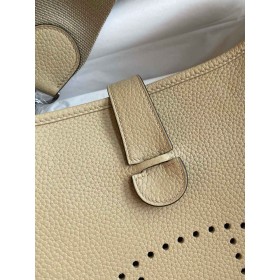 Hermes Evelyne III PM 29 Handmade Bag in Trench Clemence Leather