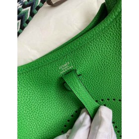 Hermes Evelyne Mini Handmade Bag in Bamboo Clemence Leather