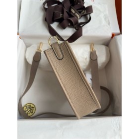 Hermes Evelyne Mini Handmade Bag in Gris Tourterelle Clemence Leather