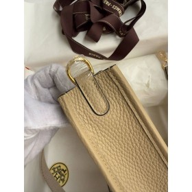 Hermes Evelyne Mini Handmade Bag in Trench Clemence Leather