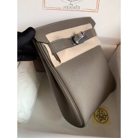 Hermes Hac a Dos PM Backpack in Etain Clemence Leather