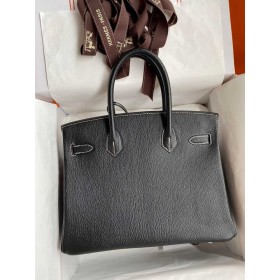 Hermes Birkin Verso 30 Bag in Black and Red Chevre Mysore Leather