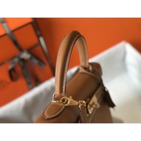 Hermes Kelly 28cm Bag In Gold Epsom Leather GHW