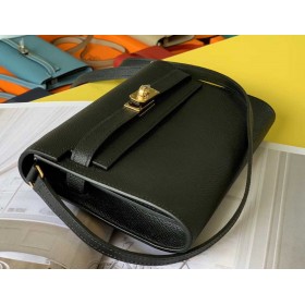 Hermes Kelly Classique To Go Wallet In Black Epsom Calfskin