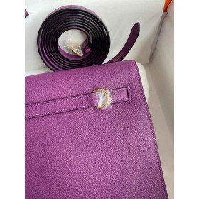 Hermes Kelly Danse II Bag In Anemone Evercolor Calfskin