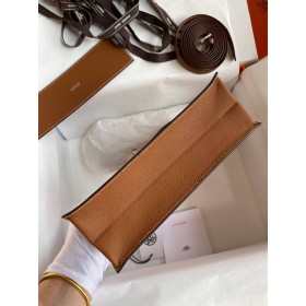 Hermes Kelly Danse II Bag In Gold Evercolor Calfskin