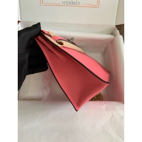 Hermes Kelly Danse II Bag In Rose Lipstick Evercolor Calfskin
