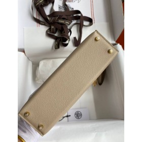 Hermes Kelly Mini II Sellier Handmade Bag In Trench Epsom Calfskin