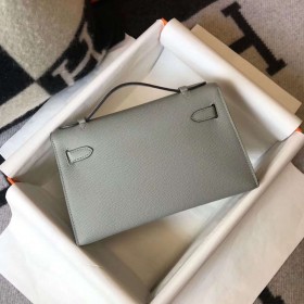 Hermes Kelly Pochette Bag In God Epsom Leather