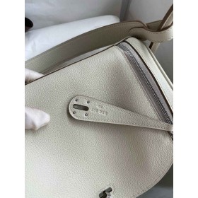 Hermes Lindy 26 Handmade Bag in Beton Swift Calfskin
