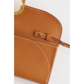 Hermes Maillon To Go Wallet in Gold Epsom Calfskin
