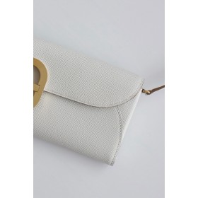 Hermes Maillon To Go Wallet in Gris Pale Epsom Calfskin