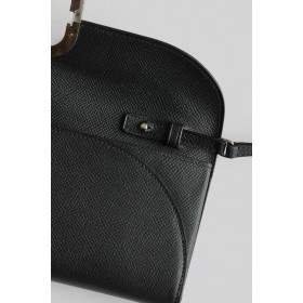 Hermes Maillon To Go Wallet in Noir Epsom Calfskin