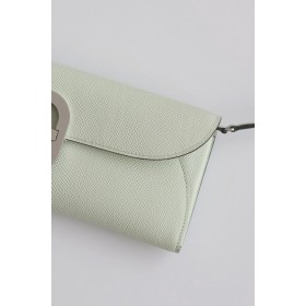 Hermes Maillon To Go Wallet in Vert Fizz Epsom Calfskin