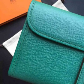 Hermes Jige Elan 29 Clutch Bag In Malachite Epsom Calfskin