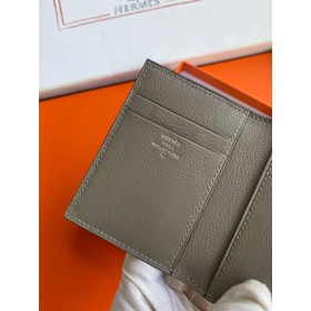 Hermes MC2 Euclide Card Holder in Blue Glacier Shiny Alligator Leather