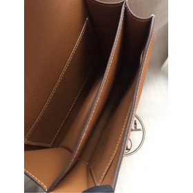 Hermes Constance 18 Handmade Bag In Gold Epsom Leather