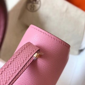 Hermes Constance 18 Handmade Bag In Pink Epsom Leather