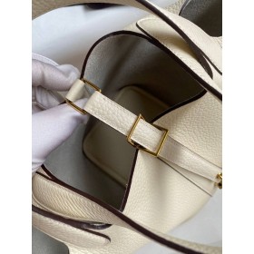 Hermes Picotin Lock 18 Handmade Bag in Nata Clemence Leather