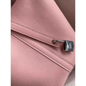 Hermes Picotin Lock 18 Handmade Bag in Rose Sakura Clemence Leather
