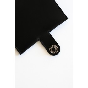 Hermes R.M.S Card Holder in Black Box Calfskin